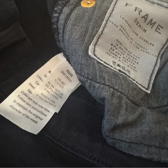 Frame Denim Black Skinny Jeans - Picture 7 of 7